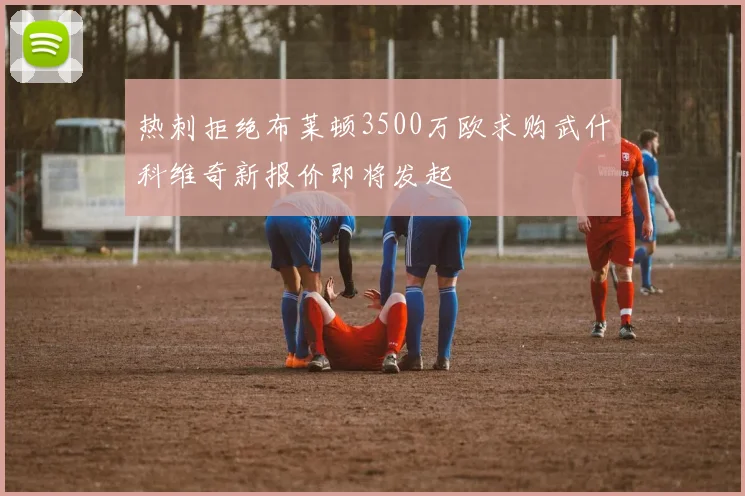热刺拒绝布莱顿3500万欧求购武什科维奇新报价即将发起